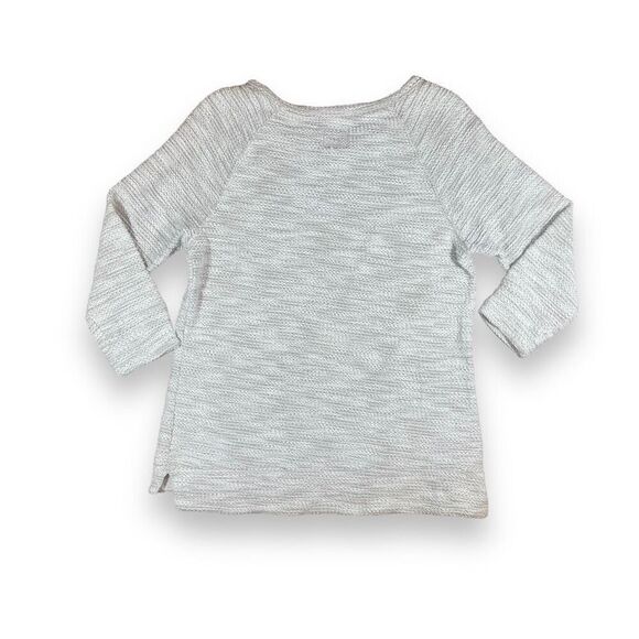 Sunday Metallic Oatmeal Knit Sweater Sz M - Picture 7 of 13